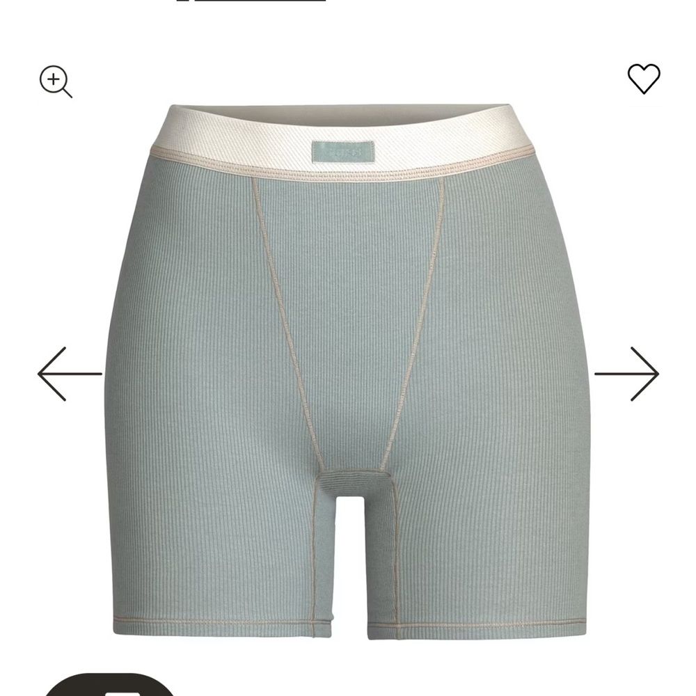 SKIMS Mineral Cotton Rib Boxers